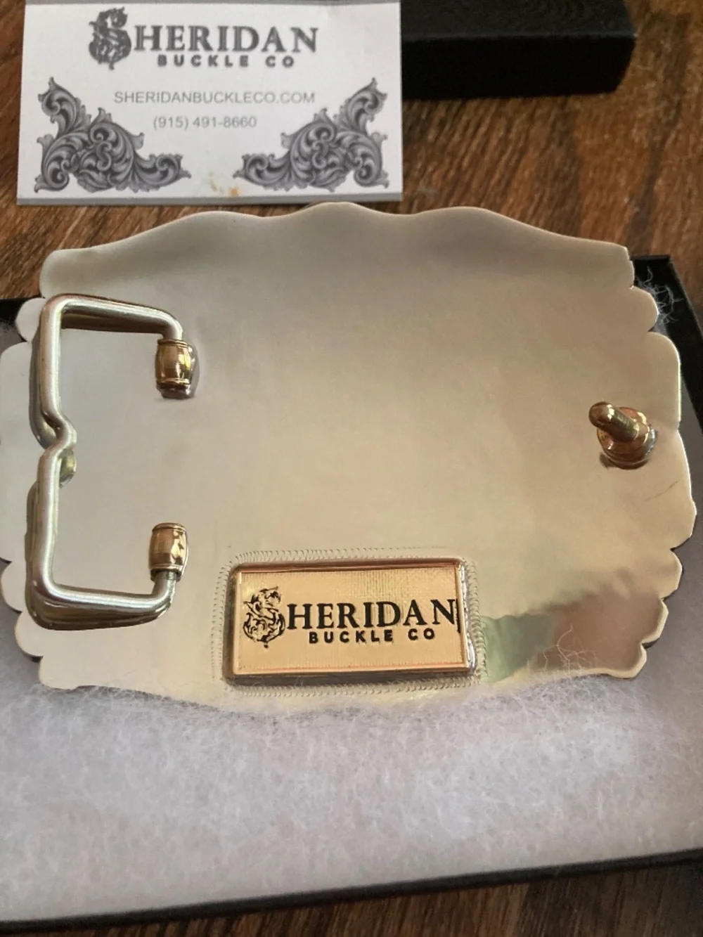 Sheridan Cowboy Killer Belt Buckle